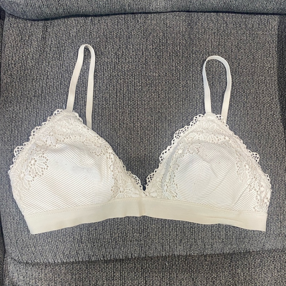 Aerie White Lace Bralette